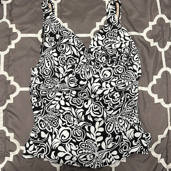 NWOT Jessica London size 16W tankini top - Picture 1 of 5